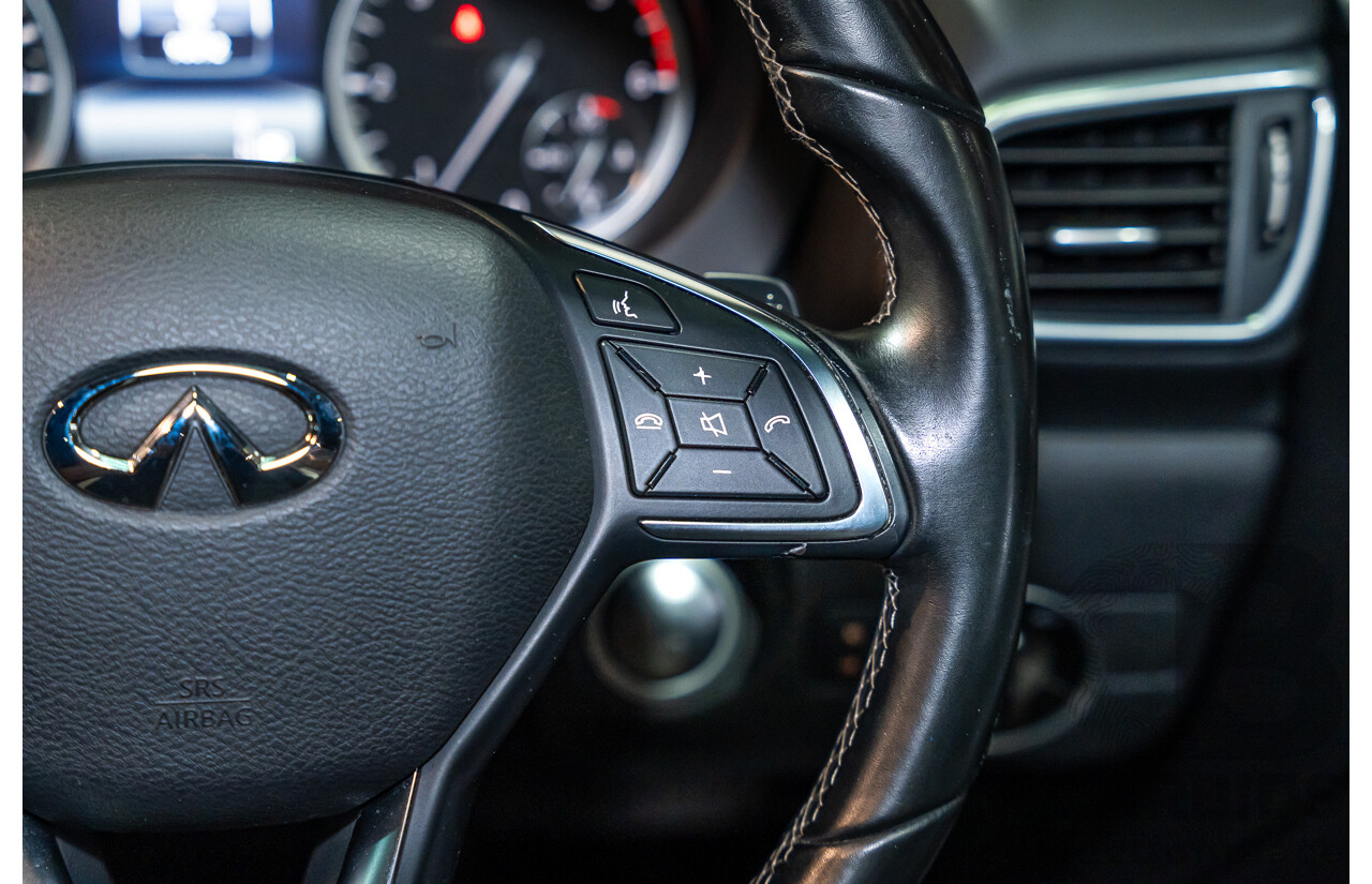 08/2016 Infiniti Q30 Sport 4d Hatchback Metallic Black Turbo Diesel 2.2L