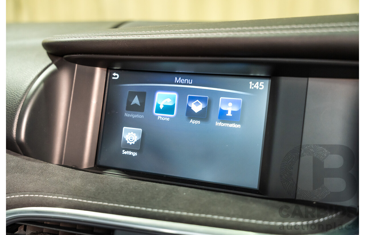 08/2016 Infiniti Q30 Sport 4d Hatchback Metallic Black Turbo Diesel 2.2L