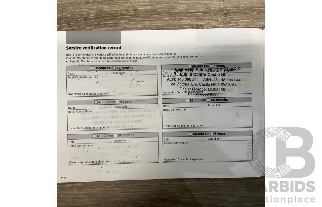 08/2016 Infiniti Q30 Sport 4d Hatchback Metallic Black Turbo Diesel 2.2L