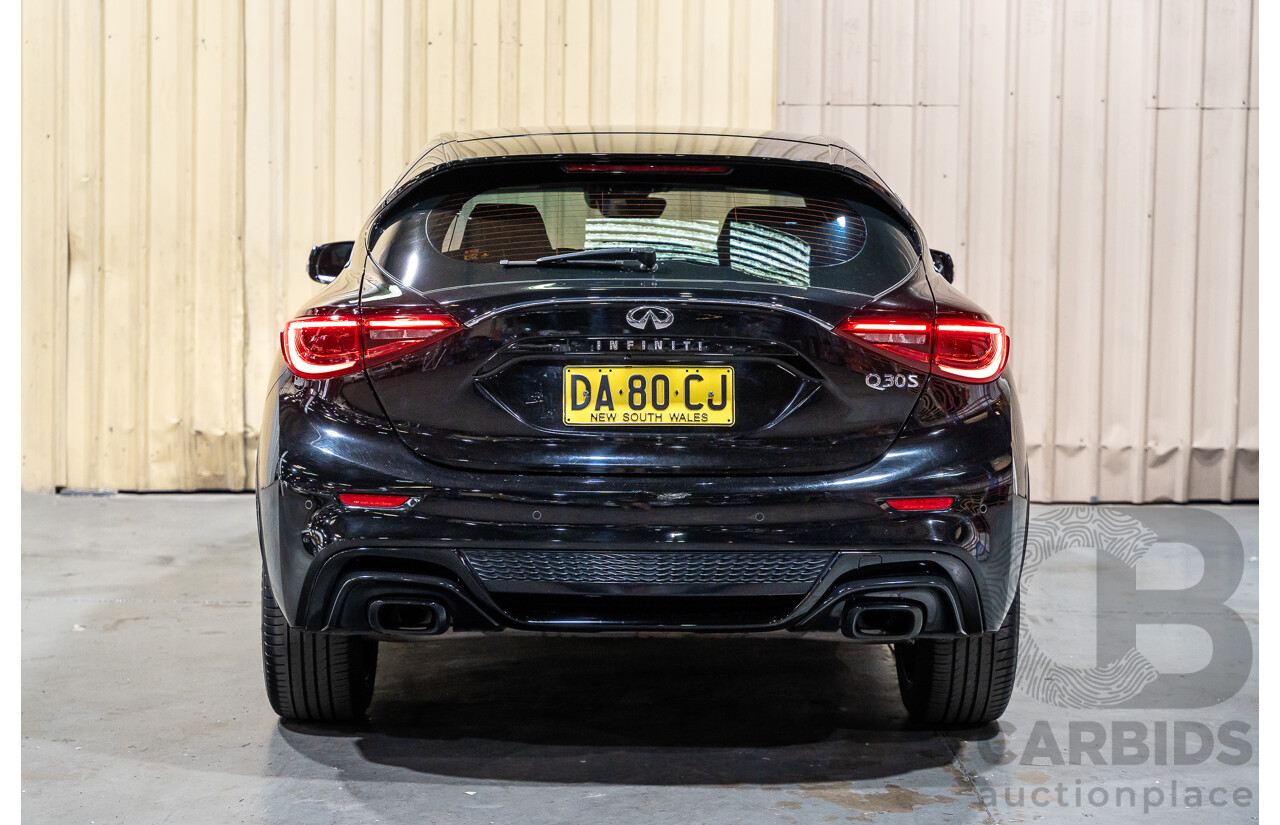 08/2016 Infiniti Q30 Sport 4d Hatchback Metallic Black Turbo Diesel 2.2L