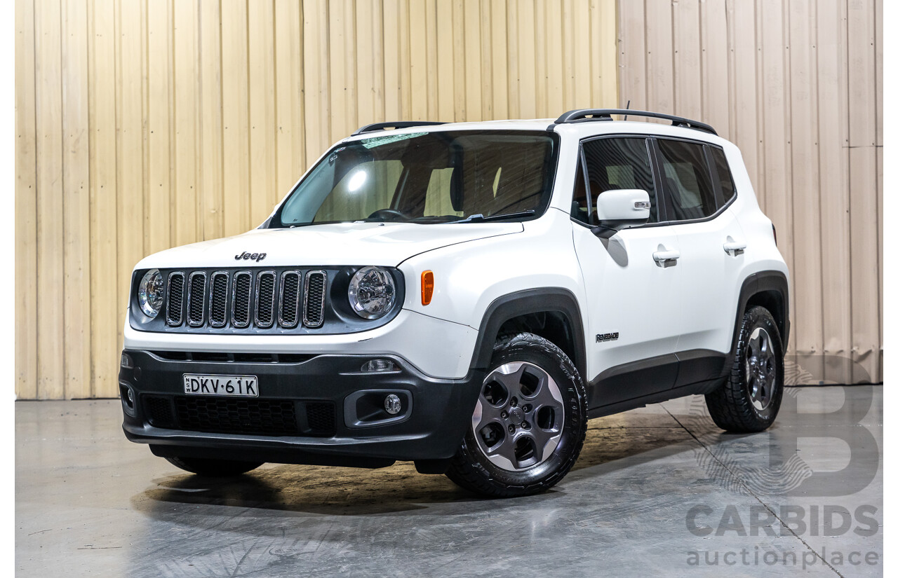 1/2015 Jeep Renegade Longitude BU 4d Wagon White Turbo 1.4L