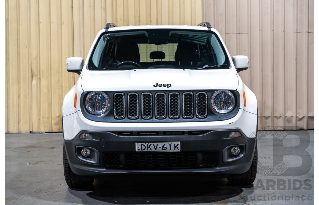 1/2015 Jeep Renegade Longitude BU 4d Wagon White Turbo 1.4L