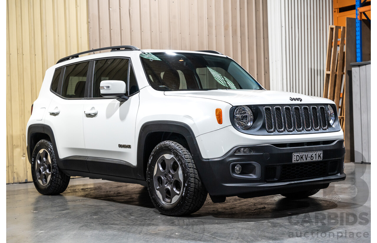 1/2015 Jeep Renegade Longitude BU 4d Wagon White Turbo 1.4L