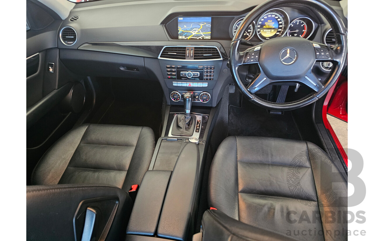 3/2012 Mercedes-Benz C200 CDI BE W204 MY12 4d Sedan Red 2.1L