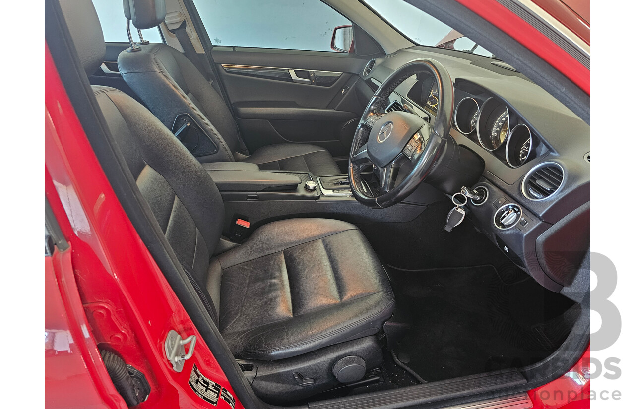 3/2012 Mercedes-Benz C200 CDI BE W204 MY12 4d Sedan Red 2.1L