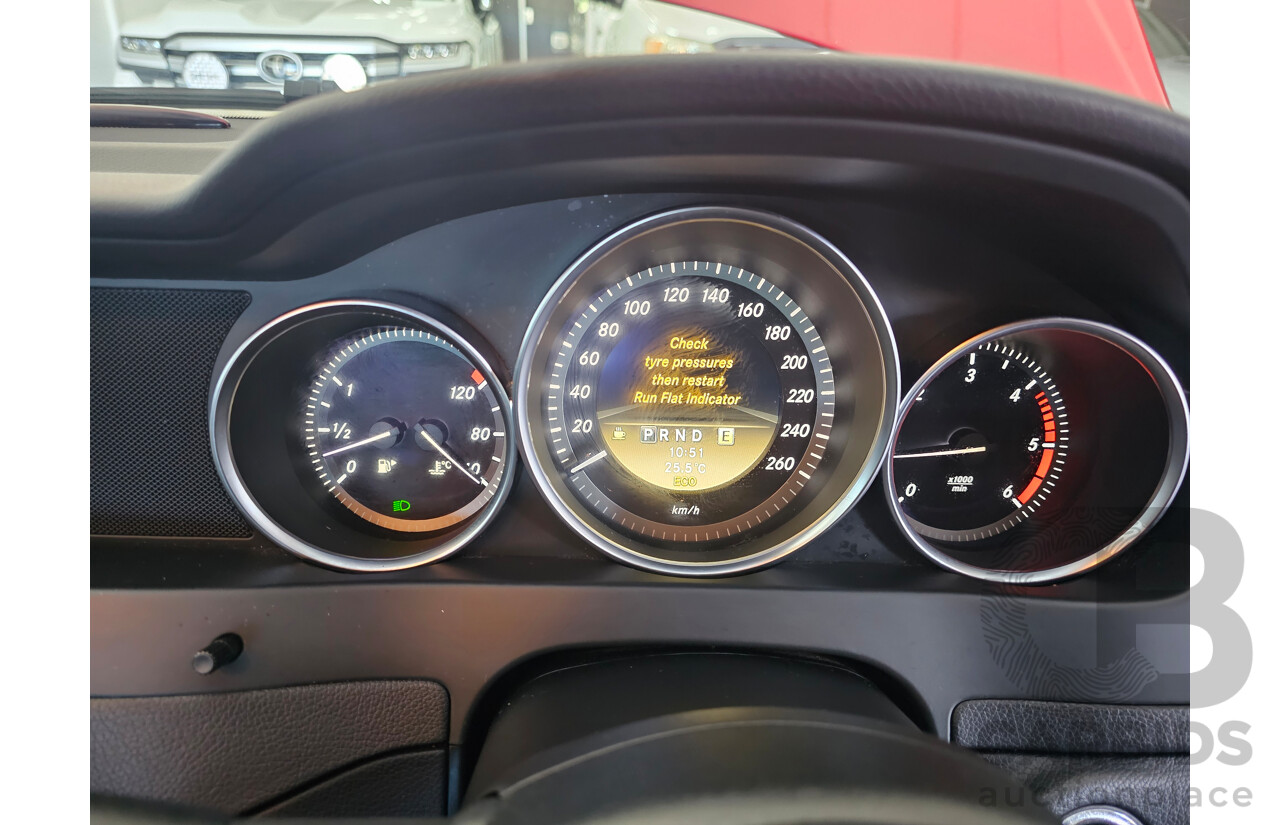 3/2012 Mercedes-Benz C200 CDI BE W204 MY12 4d Sedan Red 2.1L