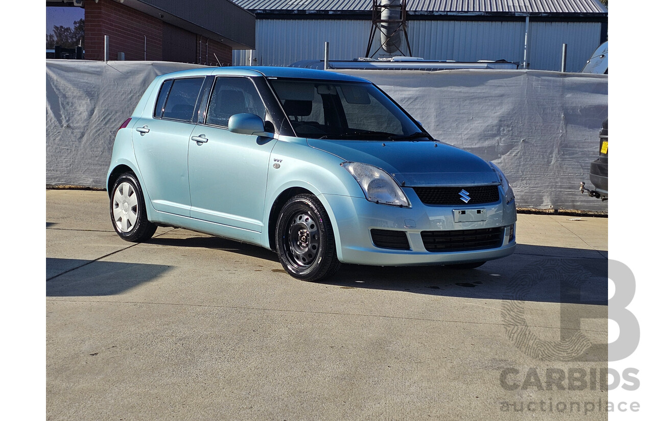 9/2008 Suzuki Swift EZ 07 UPDATE 5d Hatchback Blue 1.5L