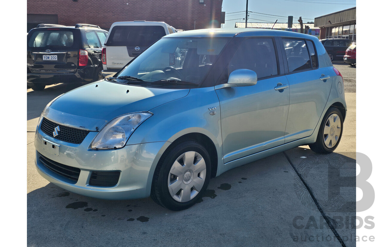 9/2008 Suzuki Swift EZ 07 UPDATE 5d Hatchback Blue 1.5L