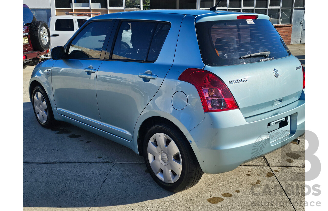 9/2008 Suzuki Swift EZ 07 UPDATE 5d Hatchback Blue 1.5L