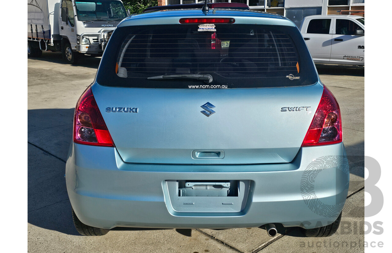 9/2008 Suzuki Swift EZ 07 UPDATE 5d Hatchback Blue 1.5L