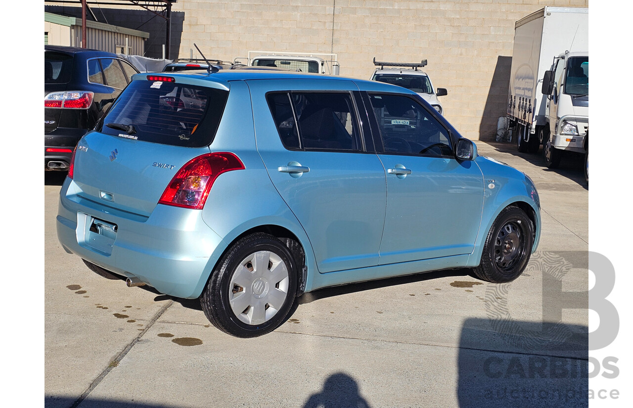 9/2008 Suzuki Swift EZ 07 UPDATE 5d Hatchback Blue 1.5L
