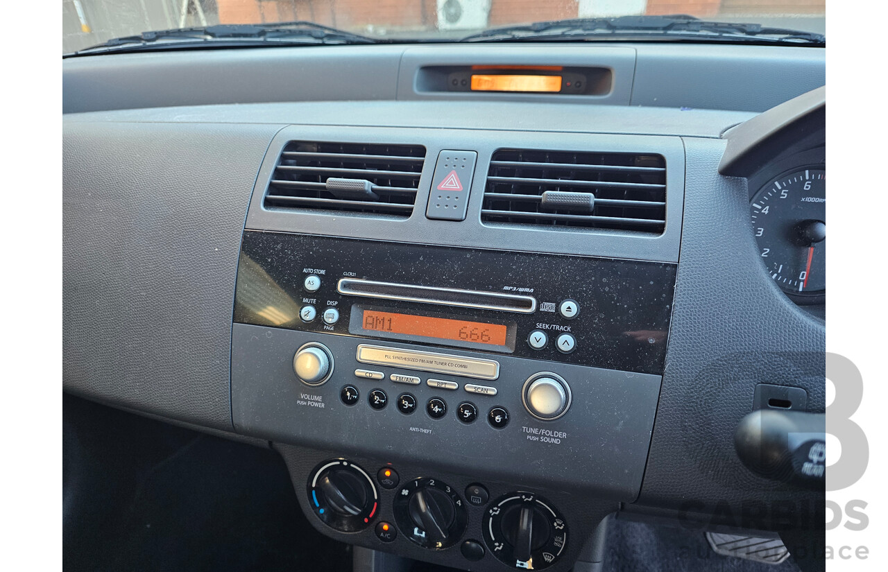 9/2008 Suzuki Swift  EZ 07 UPDATE 5d Hatchback Blue 1.5L