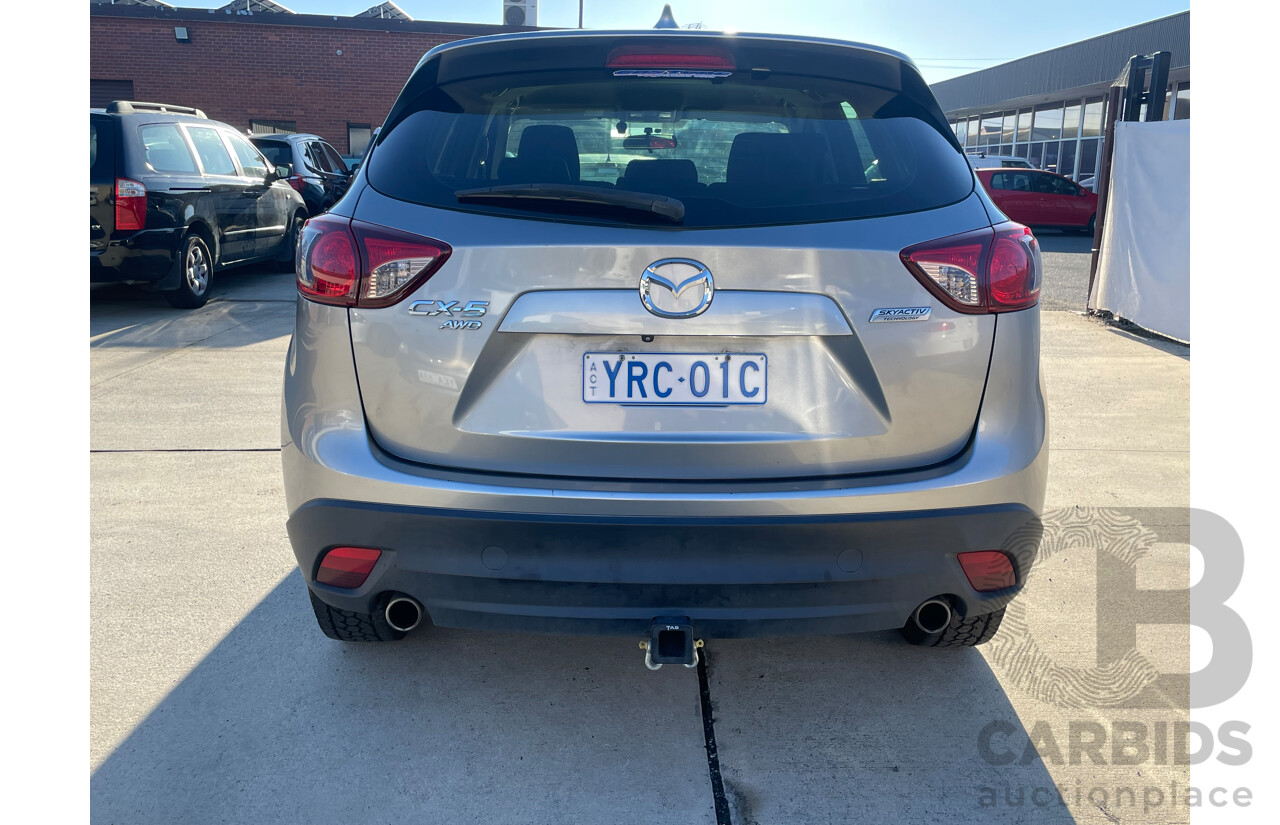7/2013 Mazda Cx-5 MAXX Sport (4x4)  4d Wagon Silver 2.2L