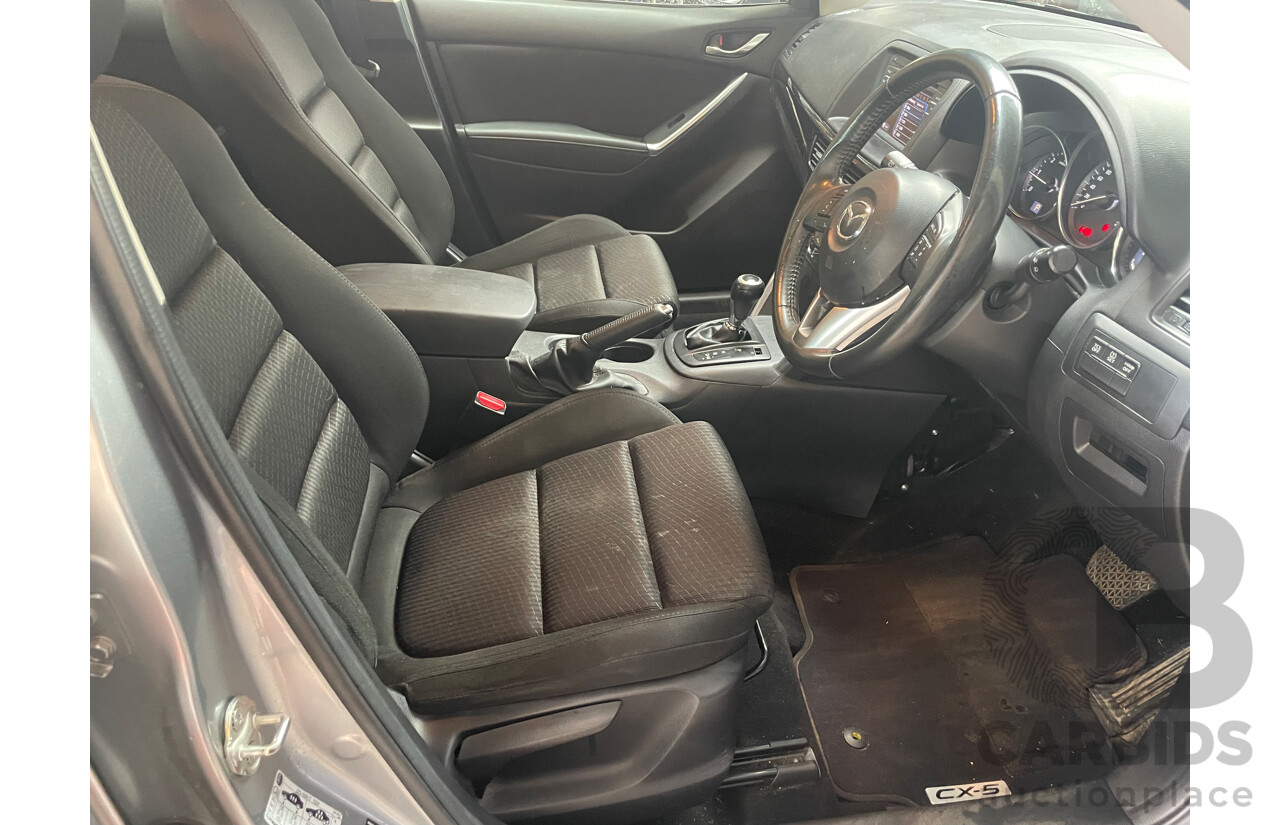 7/2013 Mazda Cx-5 MAXX Sport (4x4)  4d Wagon Silver 2.2L