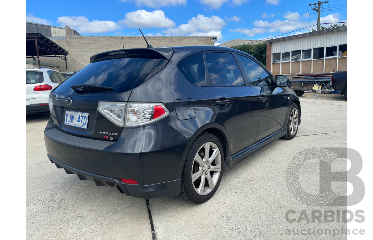 06/2010 Subaru Impreza RS (AWD) AWD MY11 5D Hatchback Grey 2.0L