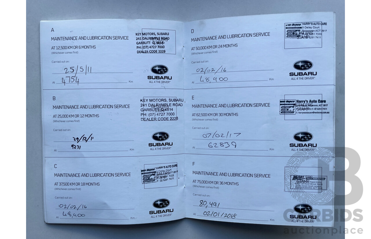 06/2010 Subaru Impreza RS (AWD) AWD MY11 5D Hatchback Grey 2.0L