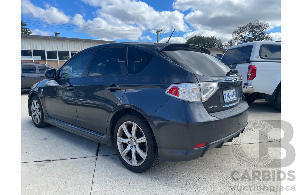 06/2010 Subaru Impreza RS (AWD) AWD MY11 5D Hatchback Grey 2.0L