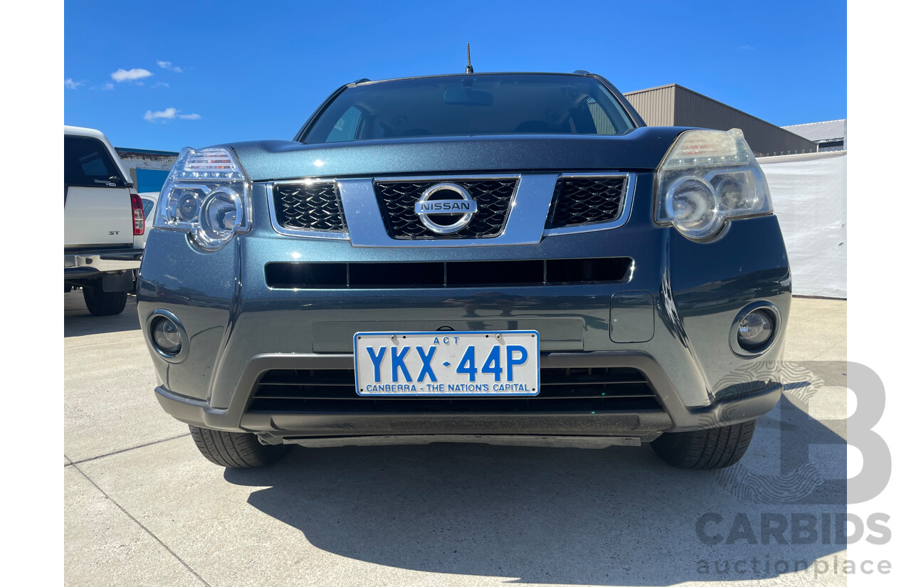02/2011 Nissan X-Trail ST-L (4x4) T31 MY11 4d Wagon Blue 2.5L