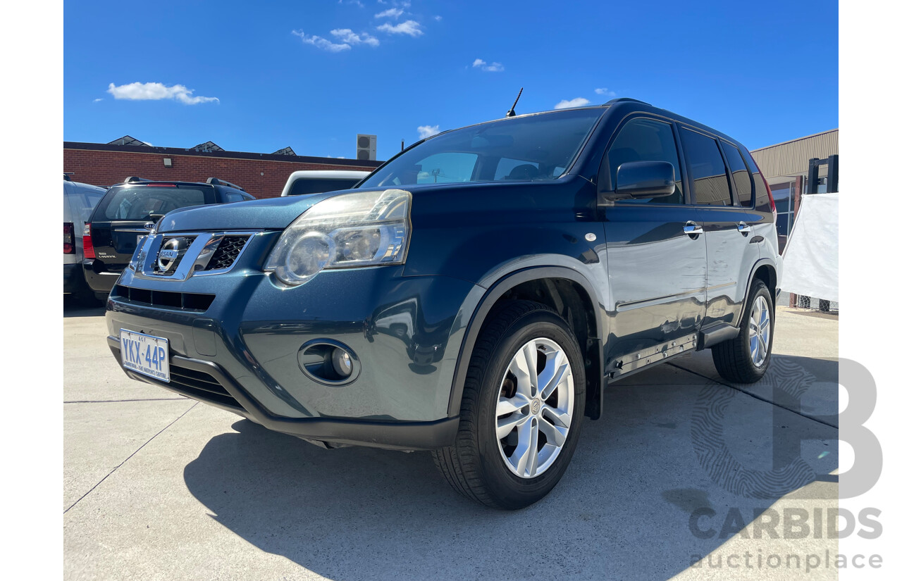 02/2011 Nissan X-Trail ST-L (4x4) T31 MY11 4d Wagon Blue 2.5L