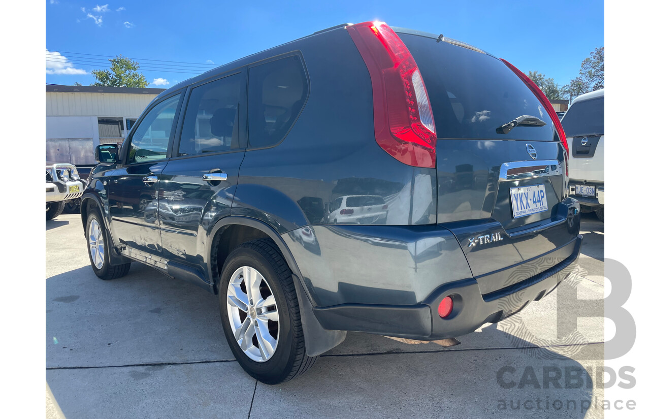 02/2011 Nissan X-Trail ST-L (4x4) T31 MY11 4d Wagon Blue 2.5L