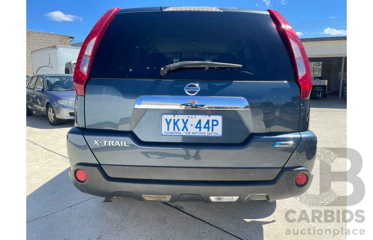 02/2011 Nissan X-Trail ST-L (4x4) T31 MY11 4d Wagon Blue 2.5L