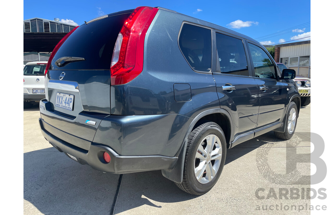 02/2011 Nissan X-Trail ST-L (4x4) T31 MY11 4d Wagon Blue 2.5L