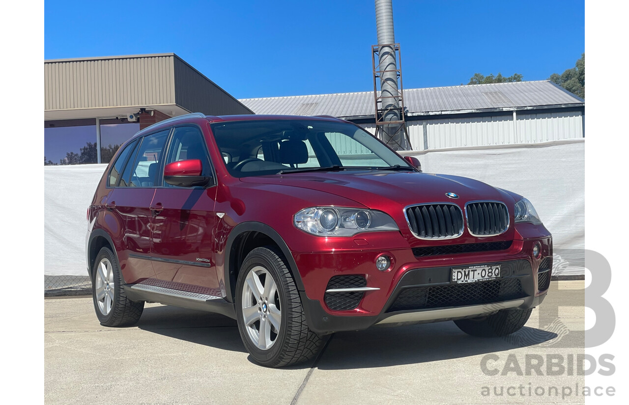 02/2012 Bmw X5 xDRIVE30d 4x4 E70 MY12 UPGRADE 4D Wagon Red 3.0L