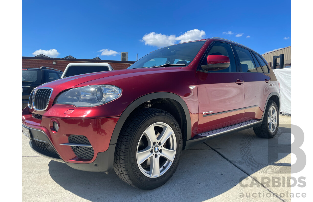 02/2012 Bmw X5 xDRIVE30d 4x4 E70 MY12 UPGRADE 4D Wagon Red 3.0L