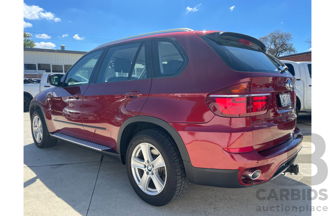 02/2012 Bmw X5 xDRIVE30d 4x4 E70 MY12 UPGRADE 4D Wagon Red 3.0L