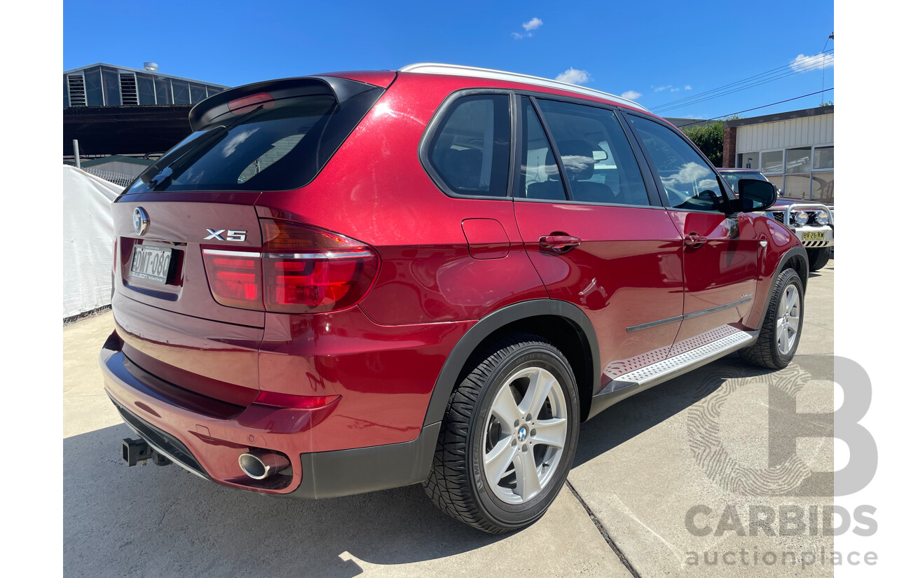 02/2012 Bmw X5 xDRIVE30d 4x4 E70 MY12 UPGRADE 4D Wagon Red 3.0L
