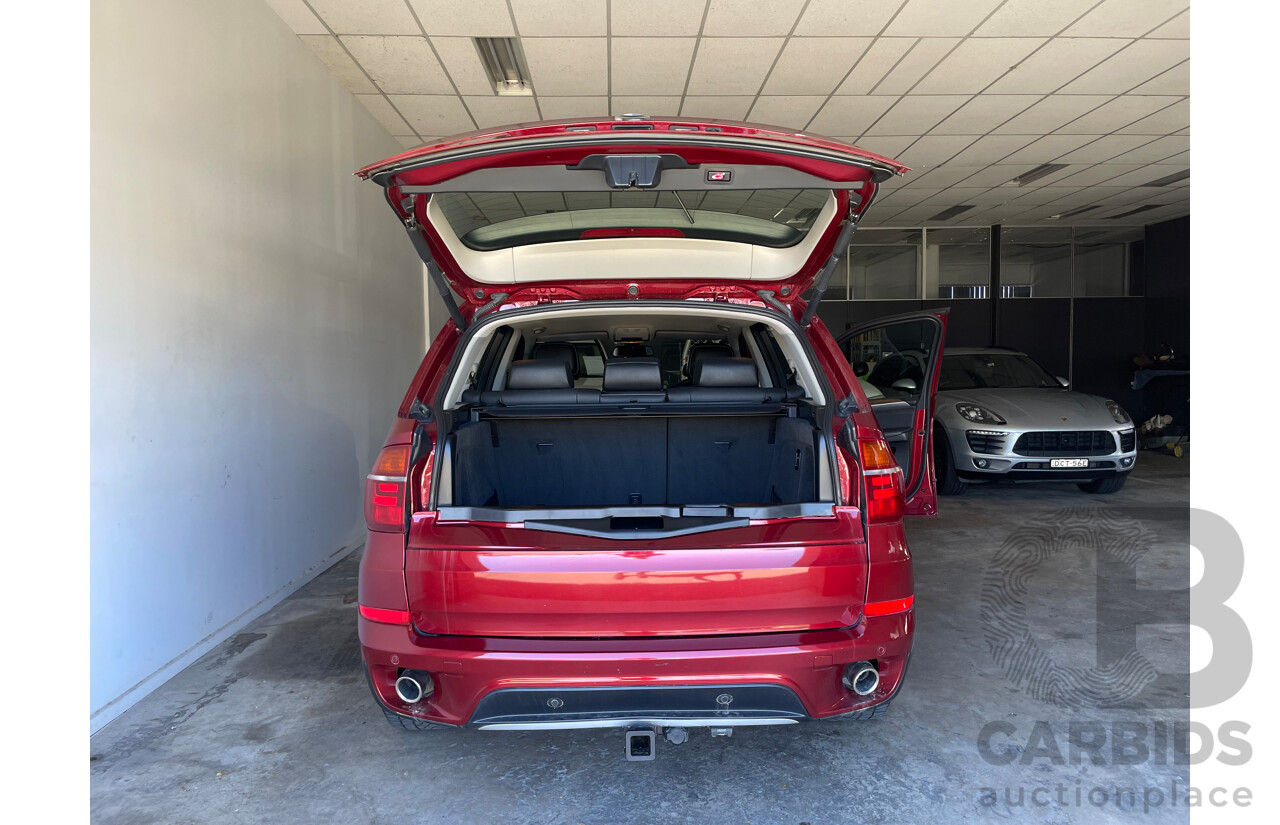 02/2012 Bmw X5 xDRIVE30d 4x4 E70 MY12 UPGRADE 4D Wagon Red 3.0L