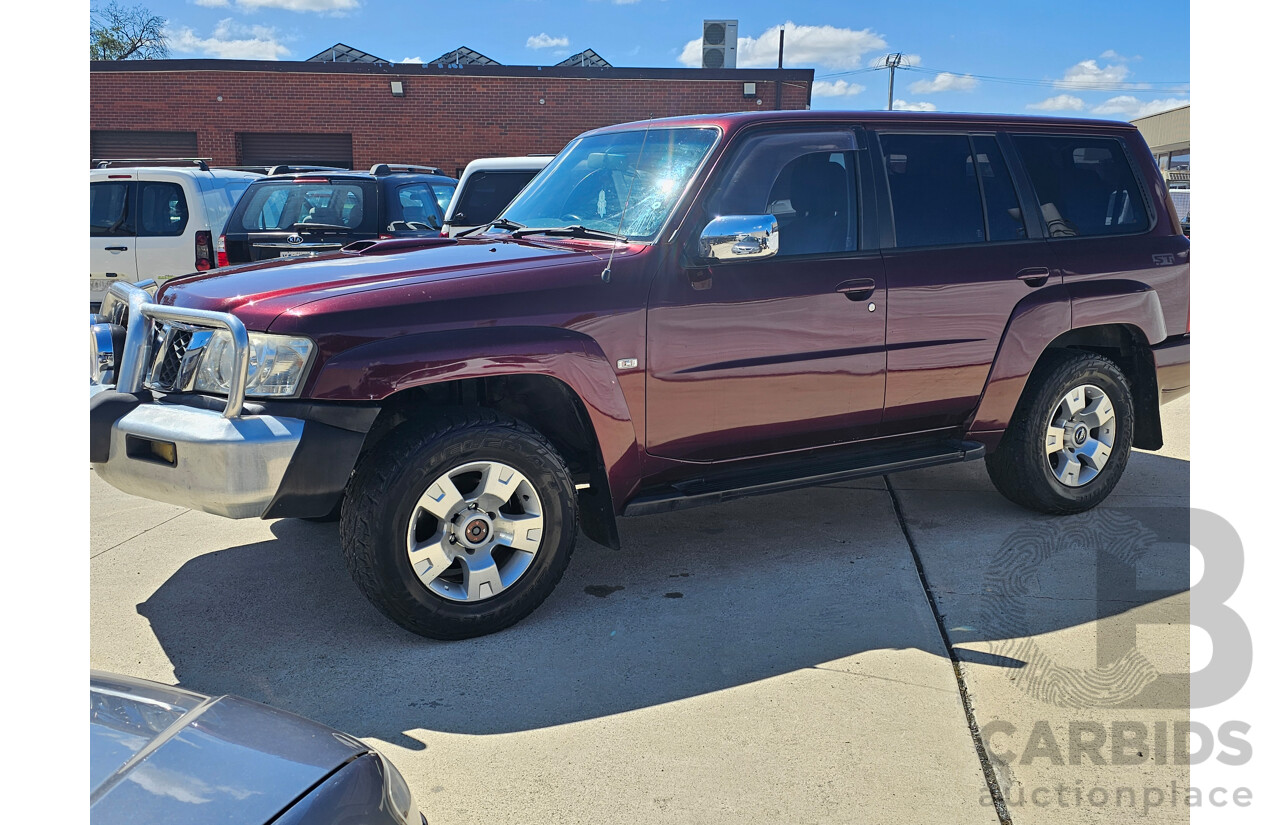 11/2005 Nissan Patrol ST-L (4x4) GU IV 4d Wagon Maroon 3.0L