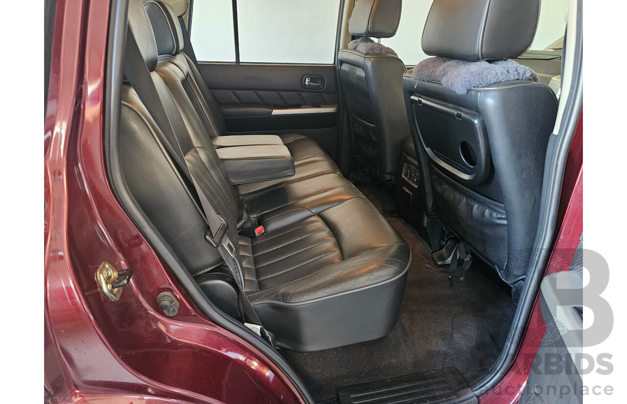 11/2005 Nissan Patrol ST-L (4x4) GU IV 4d Wagon Maroon 3.0L