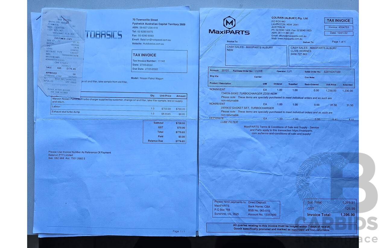 11/2005 Nissan Patrol ST-L (4x4) GU IV 4d Wagon Maroon 3.0L