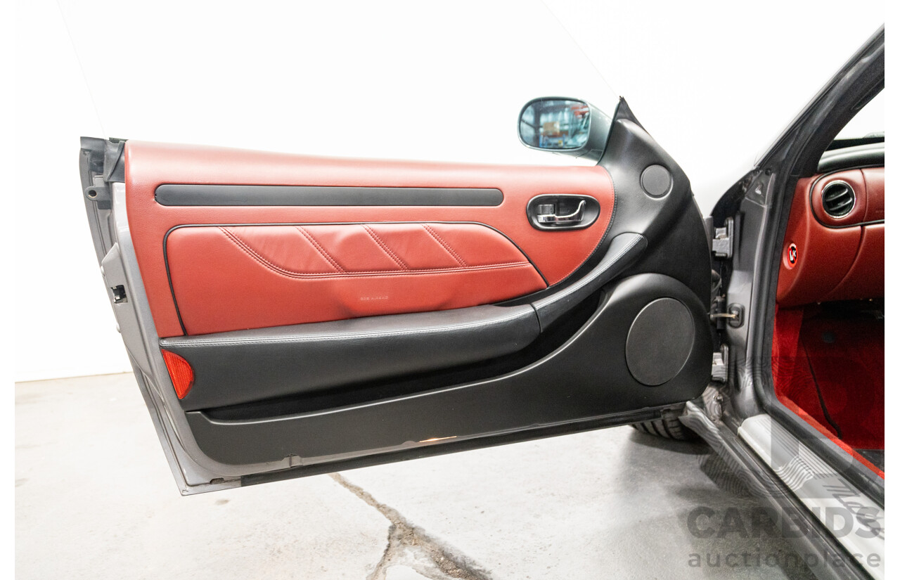 7/2002 Maserati Coupe Cambiocorsa 2d Coupe Grigio Alfieri Metallic Grey V8 4.2L - 09/2009 Import