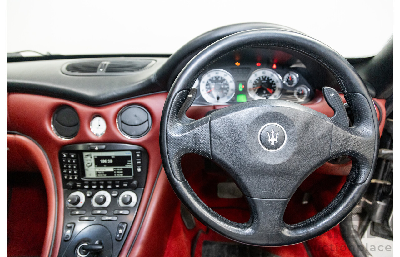 7/2002 Maserati Coupe Cambiocorsa 2d Coupe Grigio Alfieri Metallic Grey V8 4.2L - 09/2009 Import