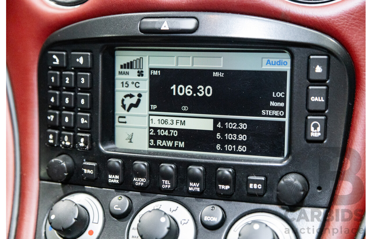 7/2002 Maserati Coupe Cambiocorsa 2d Coupe Grigio Alfieri Metallic Grey V8 4.2L - 09/2009 Import