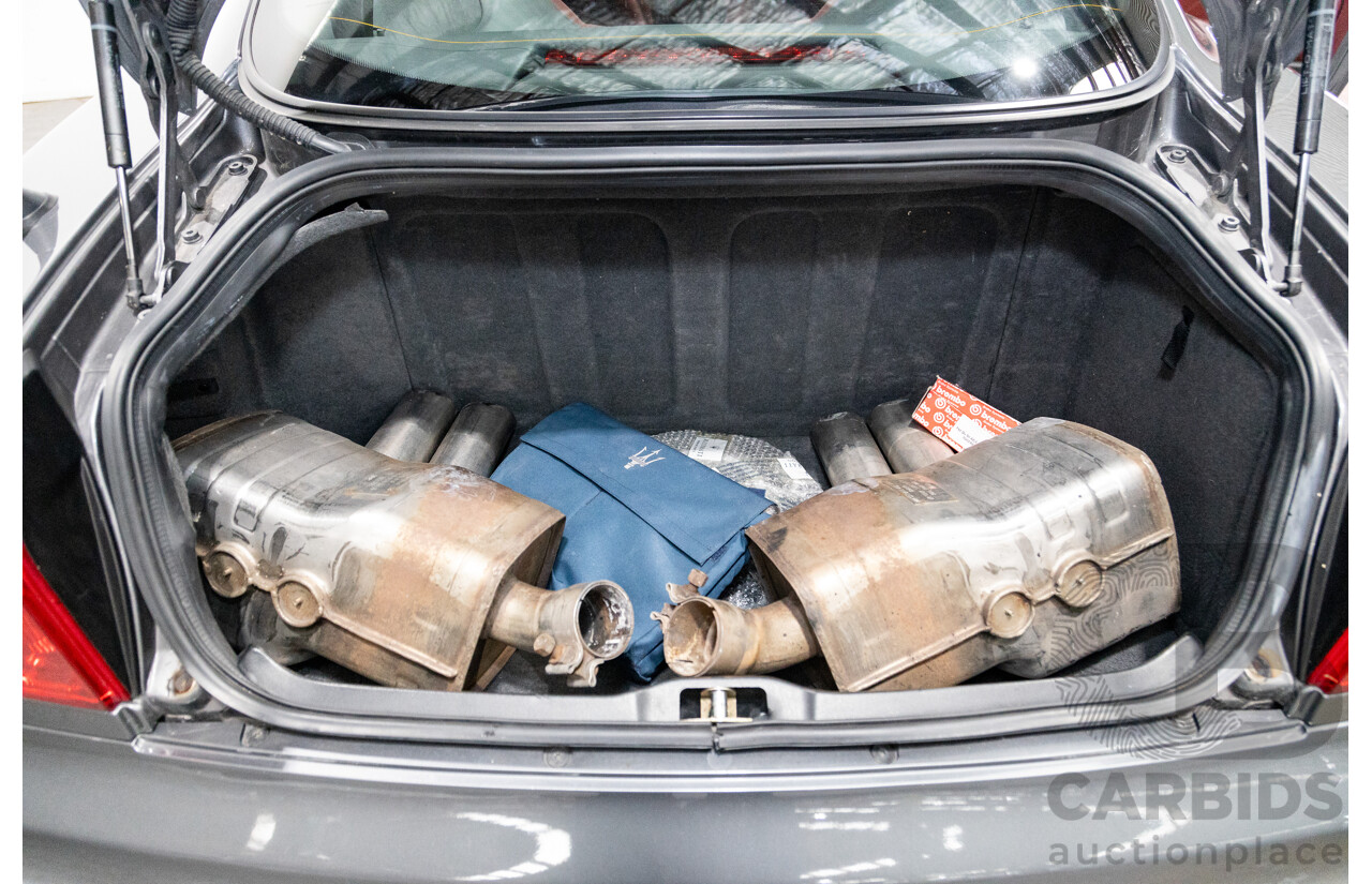 7/2002 Maserati Coupe Cambiocorsa 2d Coupe Grigio Alfieri Metallic Grey V8 4.2L - 09/2009 Import