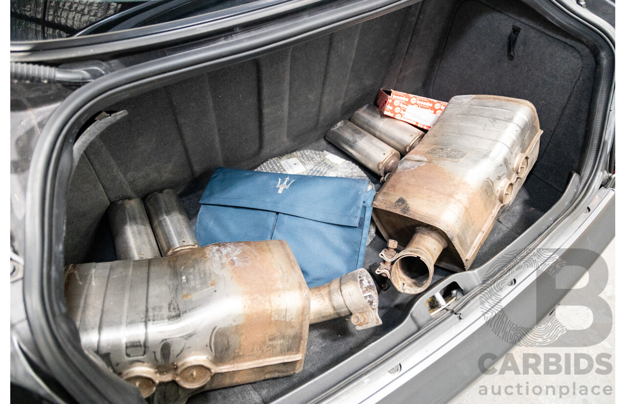 7/2002 Maserati Coupe Cambiocorsa 2d Coupe Grigio Alfieri Metallic Grey V8 4.2L - 09/2009 Import