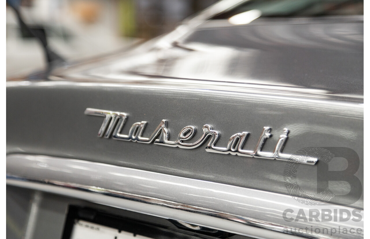 7/2002 Maserati Coupe Cambiocorsa 2d Coupe Grigio Alfieri Metallic Grey V8 4.2L - 09/2009 Import