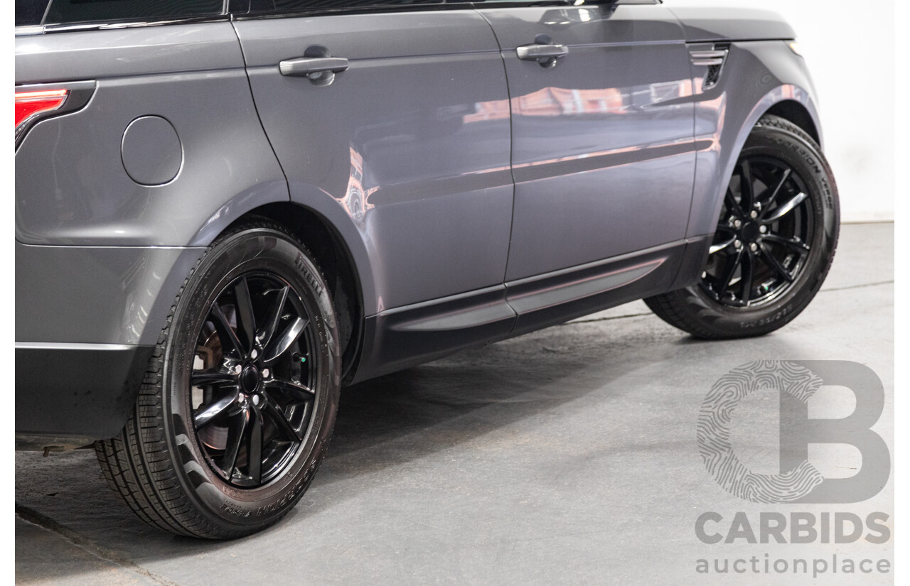 11/2015 Range Rover Range Rover Sport 3.0 TDV6 SE (AWD) LW MY16 4d Wagon Ammonite Metallic Grey Turbo Diesel V6 3.0L
