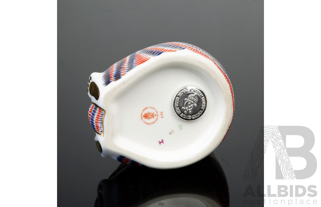 Royal Crown Derby Porcelain Tiger Cub Paperweight