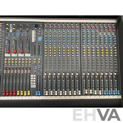 Allen & Heath GL3300 40 Channel Dual Function Audio Mixing Console with Rack Units and Road Cases