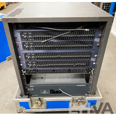 Allen & Heath GL3300 40 Channel Dual Function Audio Mixing Console with Rack Units and Road Cases