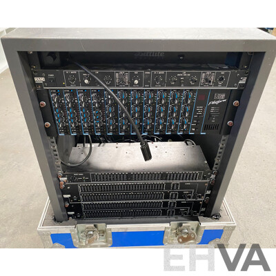 Allen & Heath GL3300 40 Channel Dual Function Audio Mixing Console with Rack Units and Road Cases