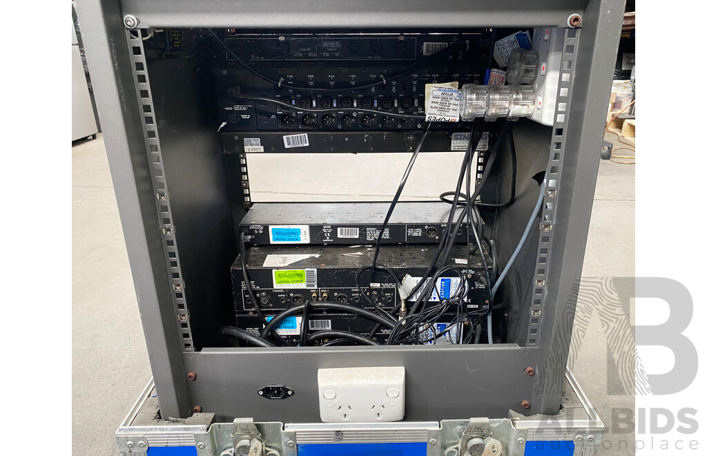 Allen & Heath GL3300 40 Channel Dual Function Audio Mixing Console with Rack Units and Road Cases