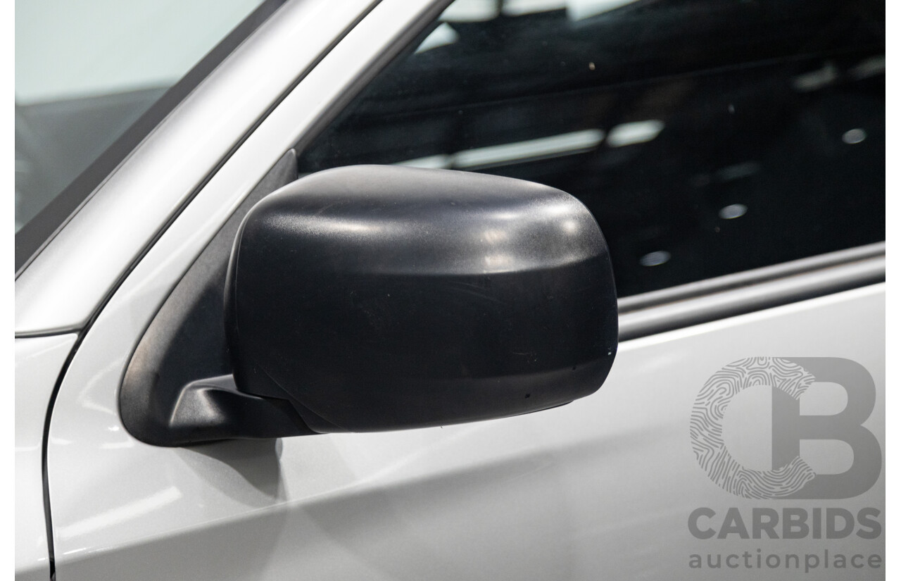 10/2015 Mitsubishi Triton GLX (4x4) MQ MY16 Dual Cab Utility Metallic Silver Turbo Diesel 2.4L