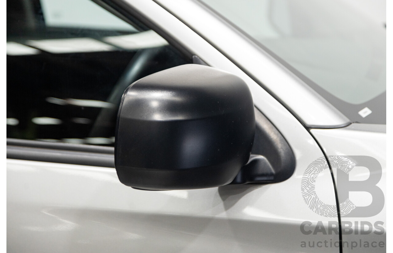 10/2015 Mitsubishi Triton GLX (4x4) MQ MY16 Dual Cab Utility Metallic Silver Turbo Diesel 2.4L