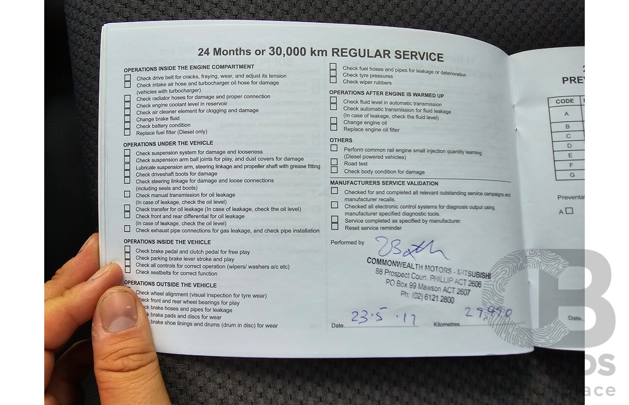 10/2015 Mitsubishi Triton GLX (4x4) MQ MY16 Dual Cab Utility Metallic Silver Turbo Diesel 2.4L