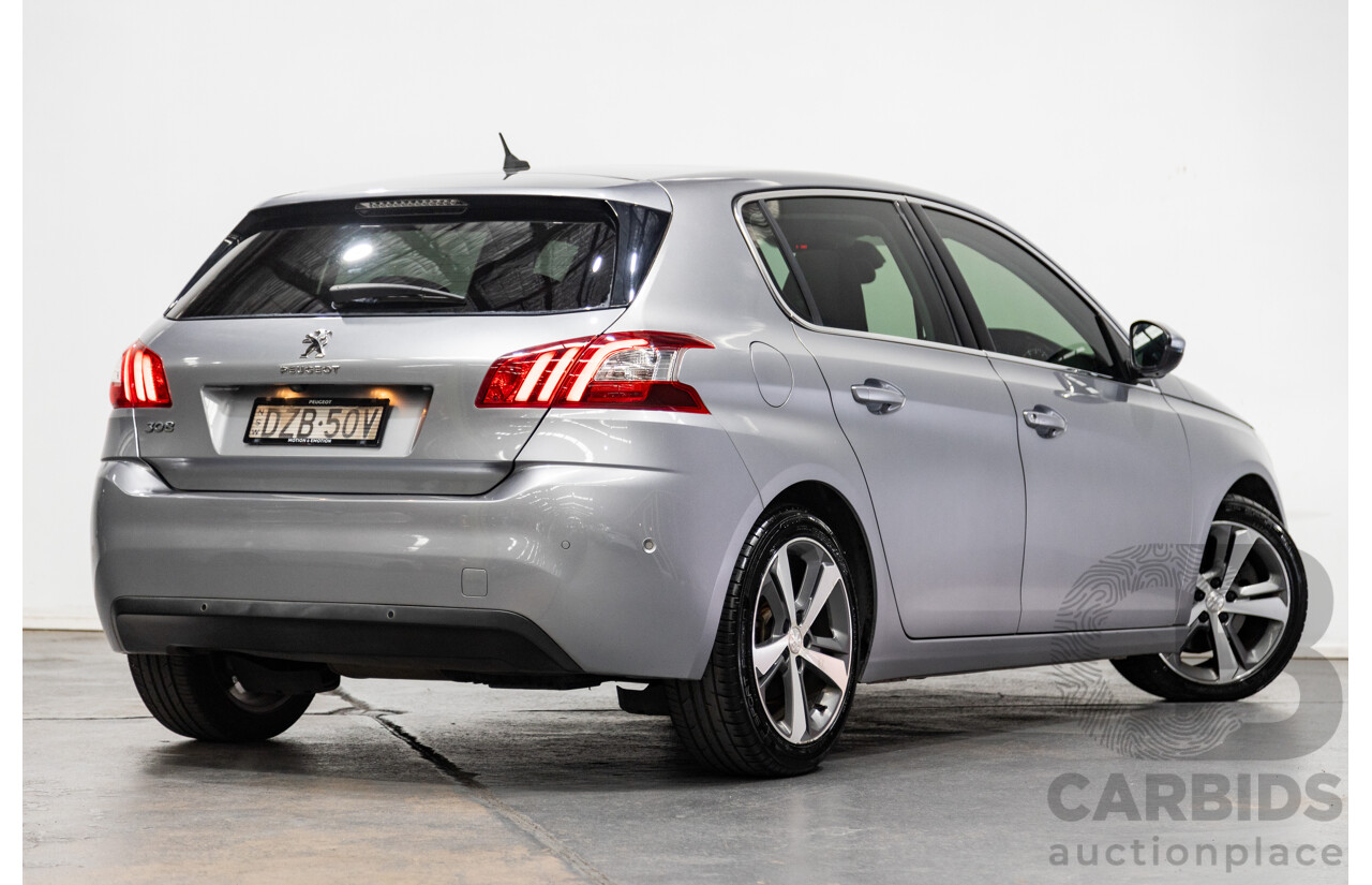 01/2019 Peugeot 308 Allure T9 MY19 4d Hatch Artense Grey Turbo 1.2L